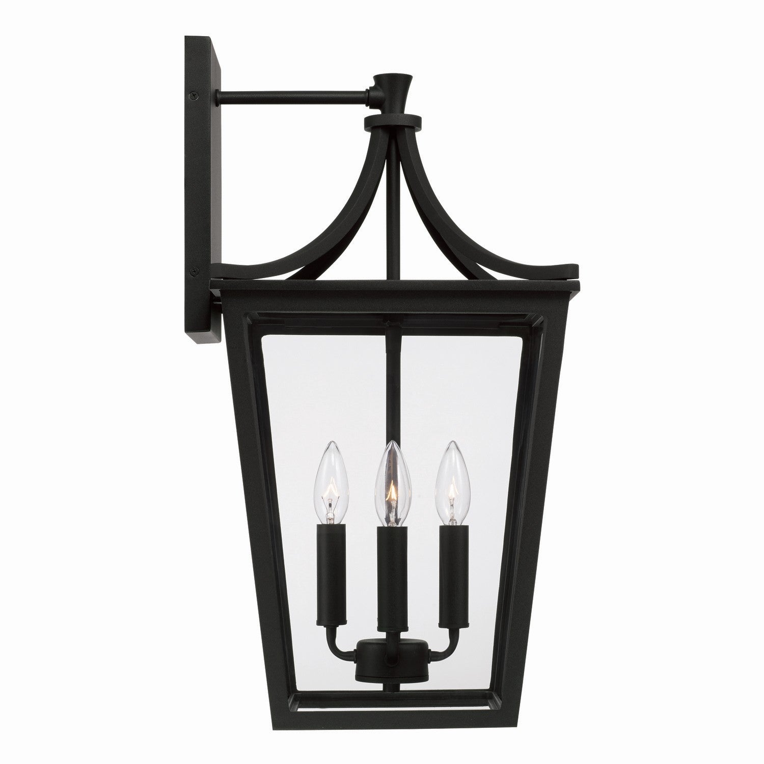 Capital Lighting - 947941BK - Four Light Outdoor Wall Lantern - Adair - Black