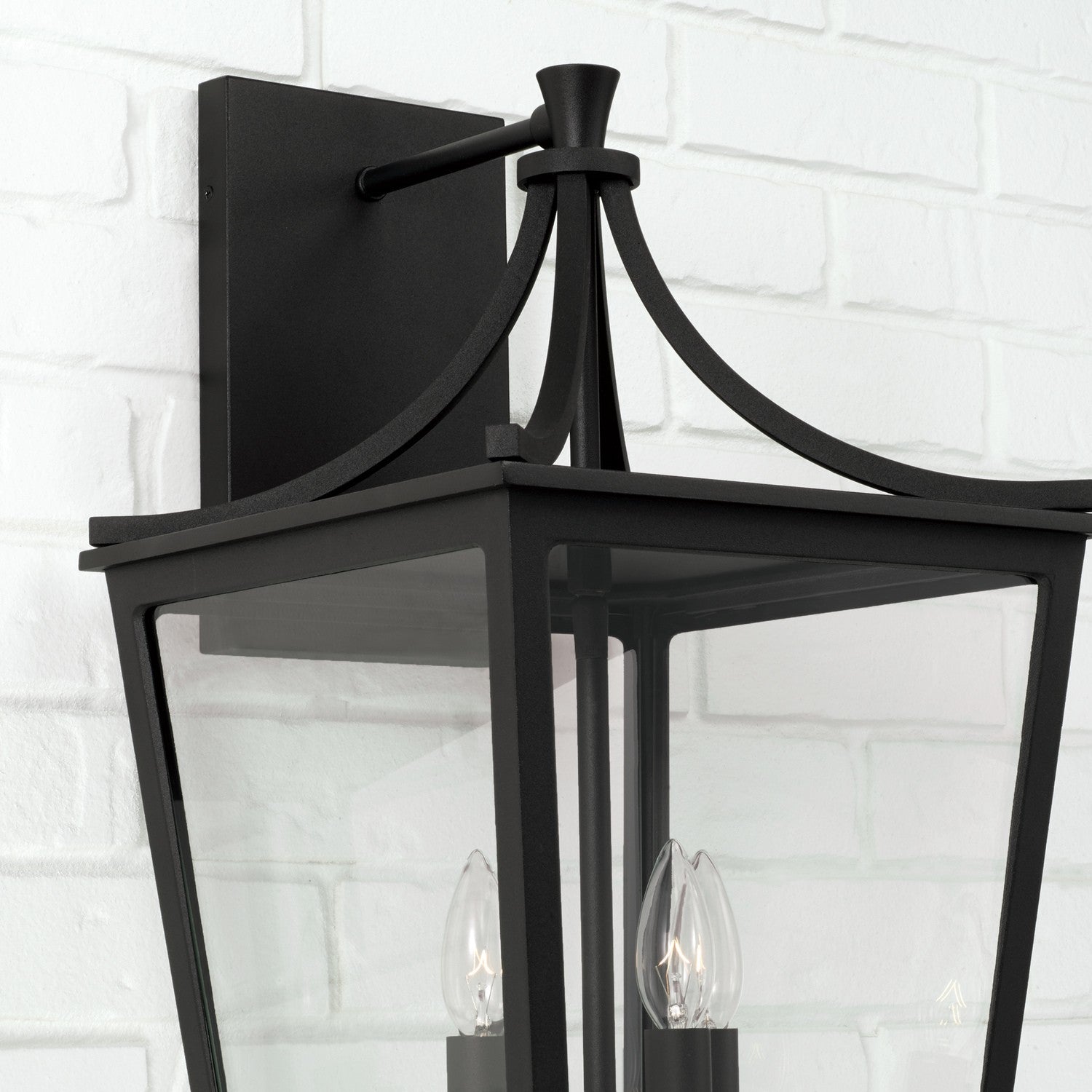 Capital Lighting - 947941BK - Four Light Outdoor Wall Lantern - Adair - Black