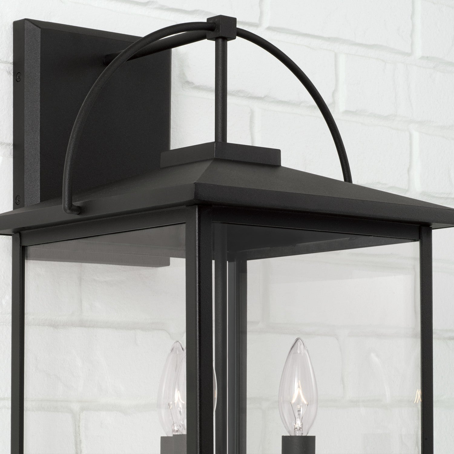 Capital Lighting - 948031BK - Three Light Outdoor Wall Lantern - Bryson - Black