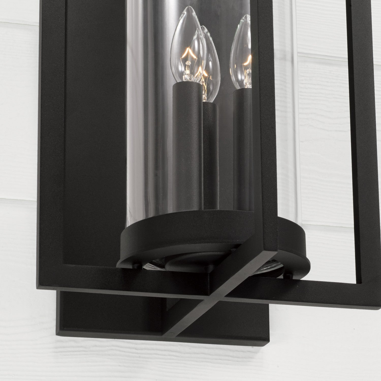 Capital Lighting - 948231BK - Three Light Outdoor Wall Lantern - Kent - Black