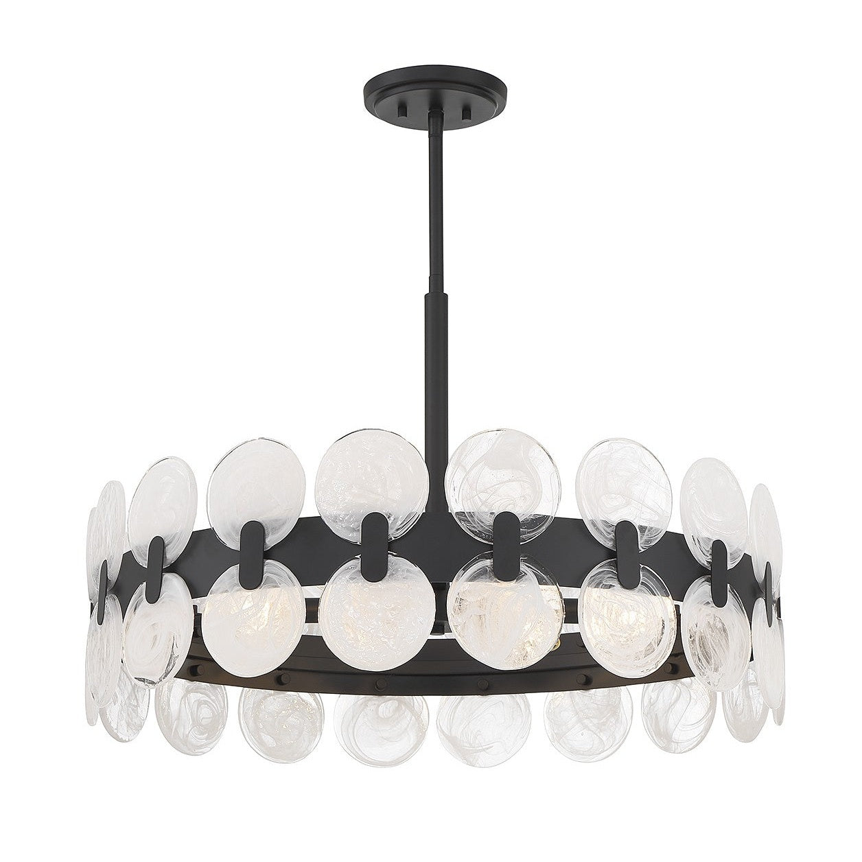 Savoy House - 1-3720-6-89 - Six Light Chandelier - Boca - Matte Black