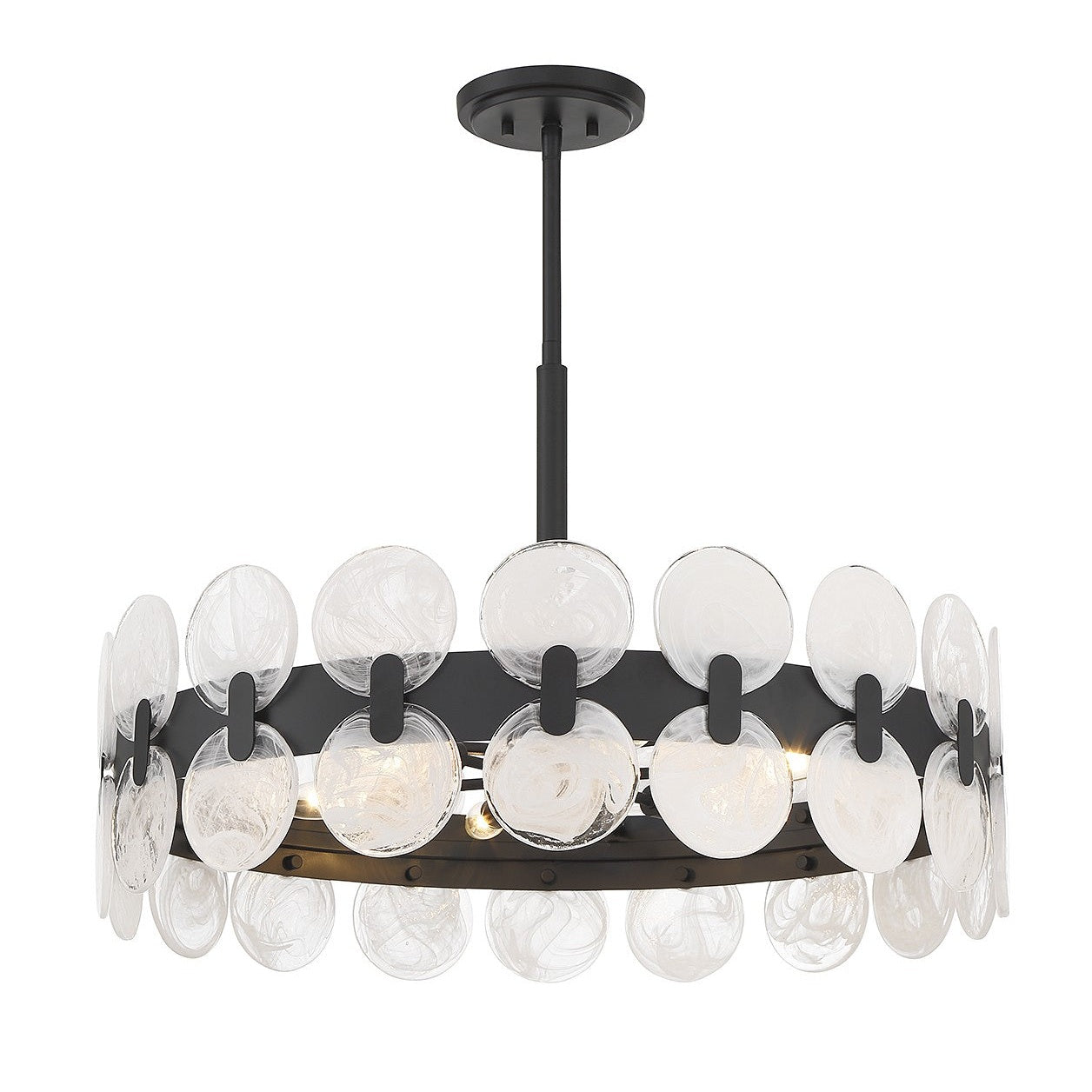 Savoy House - 1-3720-6-89 - Six Light Chandelier - Boca - Matte Black