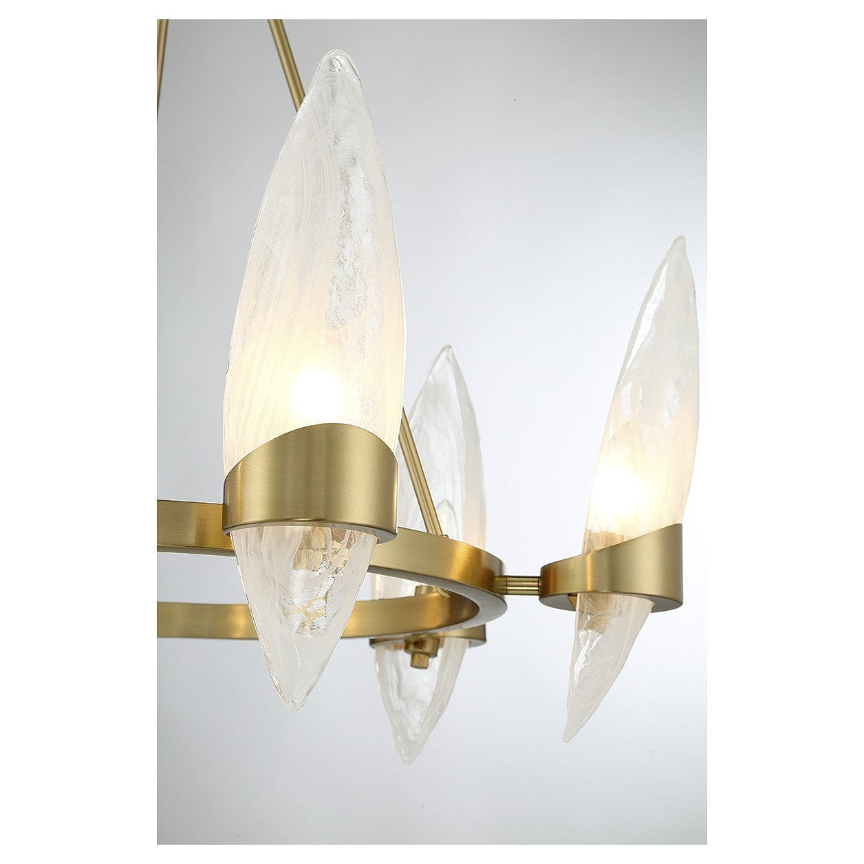 Savoy House - 1-5500-6-322 - Six Light Chandelier - Nouvel - Warm Brass