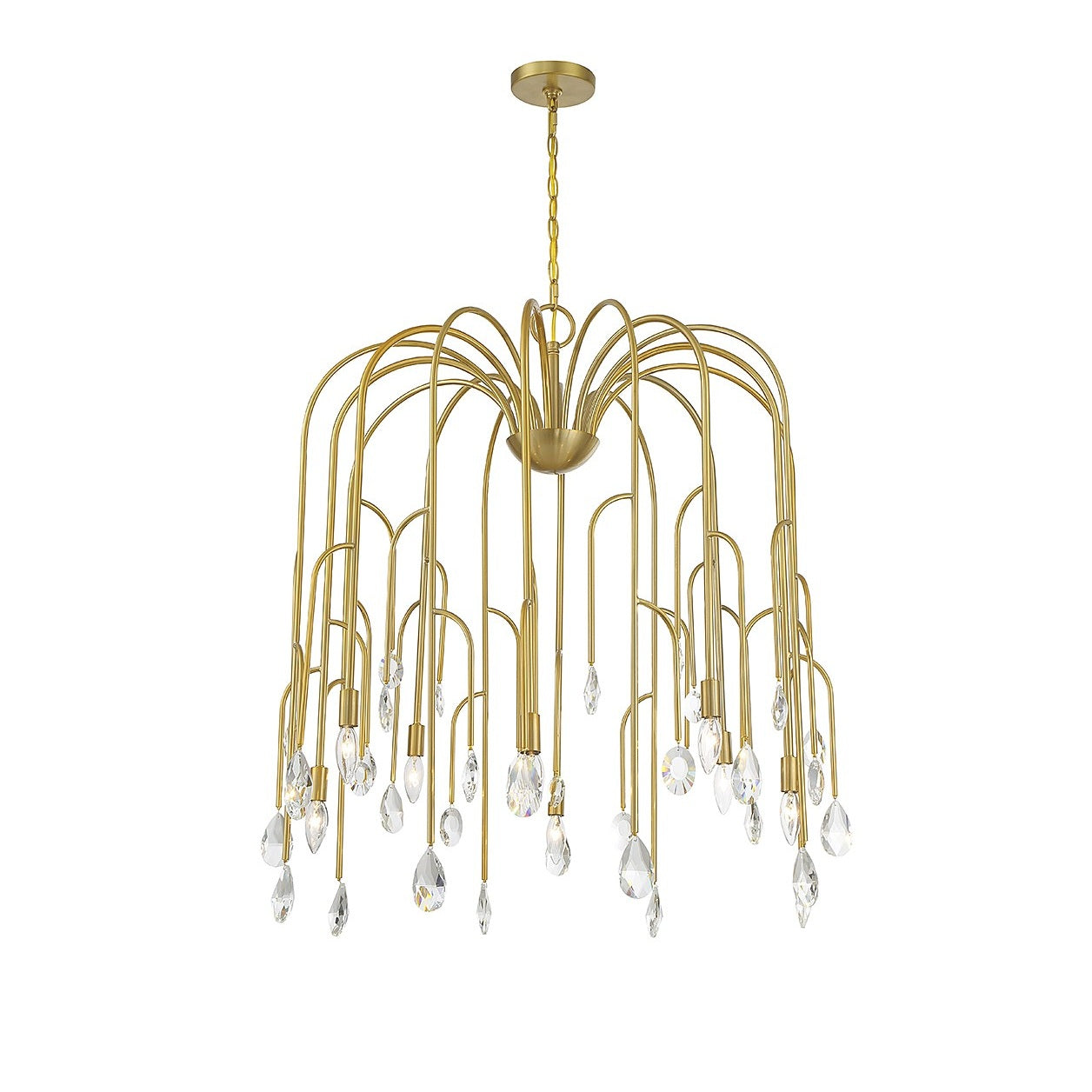 Savoy House - 1-6688-8-127 - Eight Light Chandelier - Anholt - Noble Brass