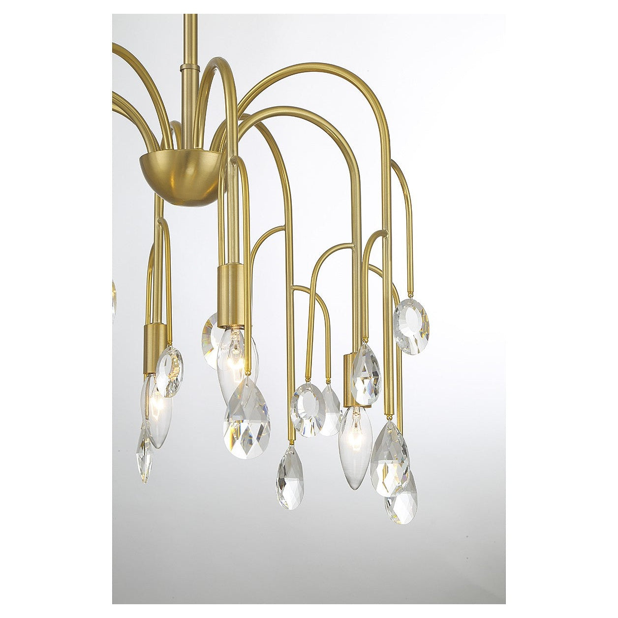 Savoy House - 1-6688-8-127 - Eight Light Chandelier - Anholt - Noble Brass