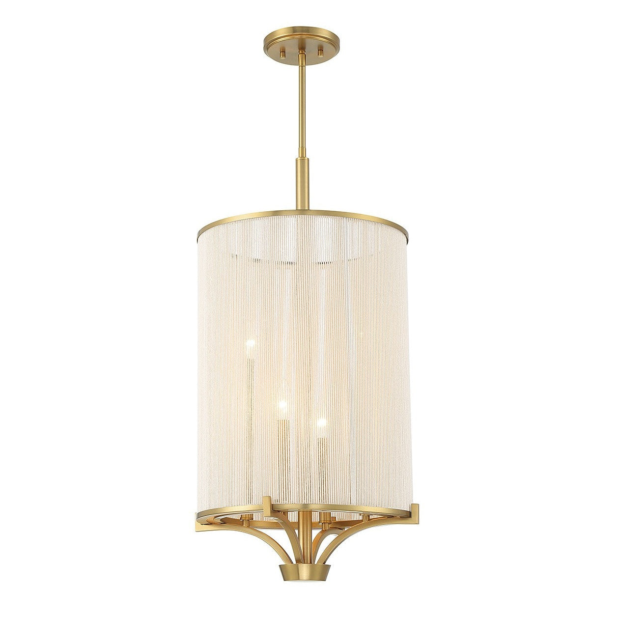 Savoy House - 1-7750-4-322 - Four Light Chandelier - Wynwood - Warm Brass