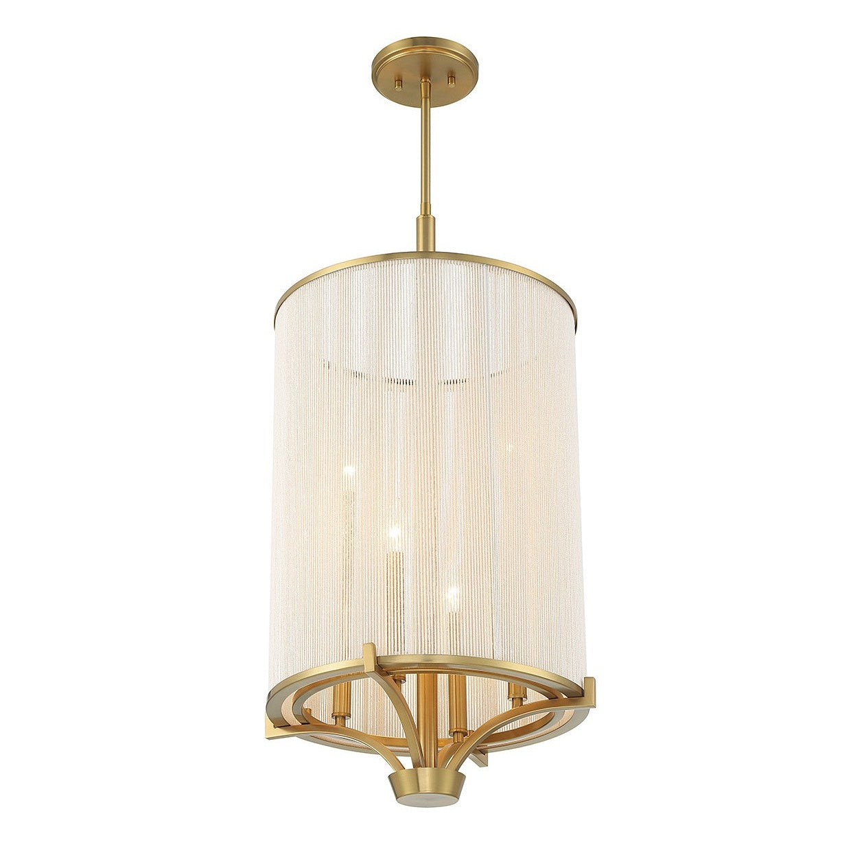 Savoy House - 1-7750-4-322 - Four Light Chandelier - Wynwood - Warm Brass