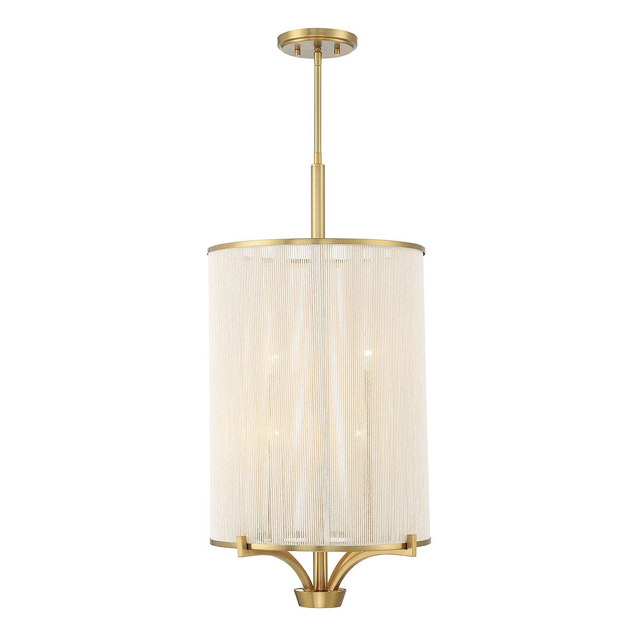 Savoy House - 1-7750-4-322 - Four Light Chandelier - Wynwood - Warm Brass