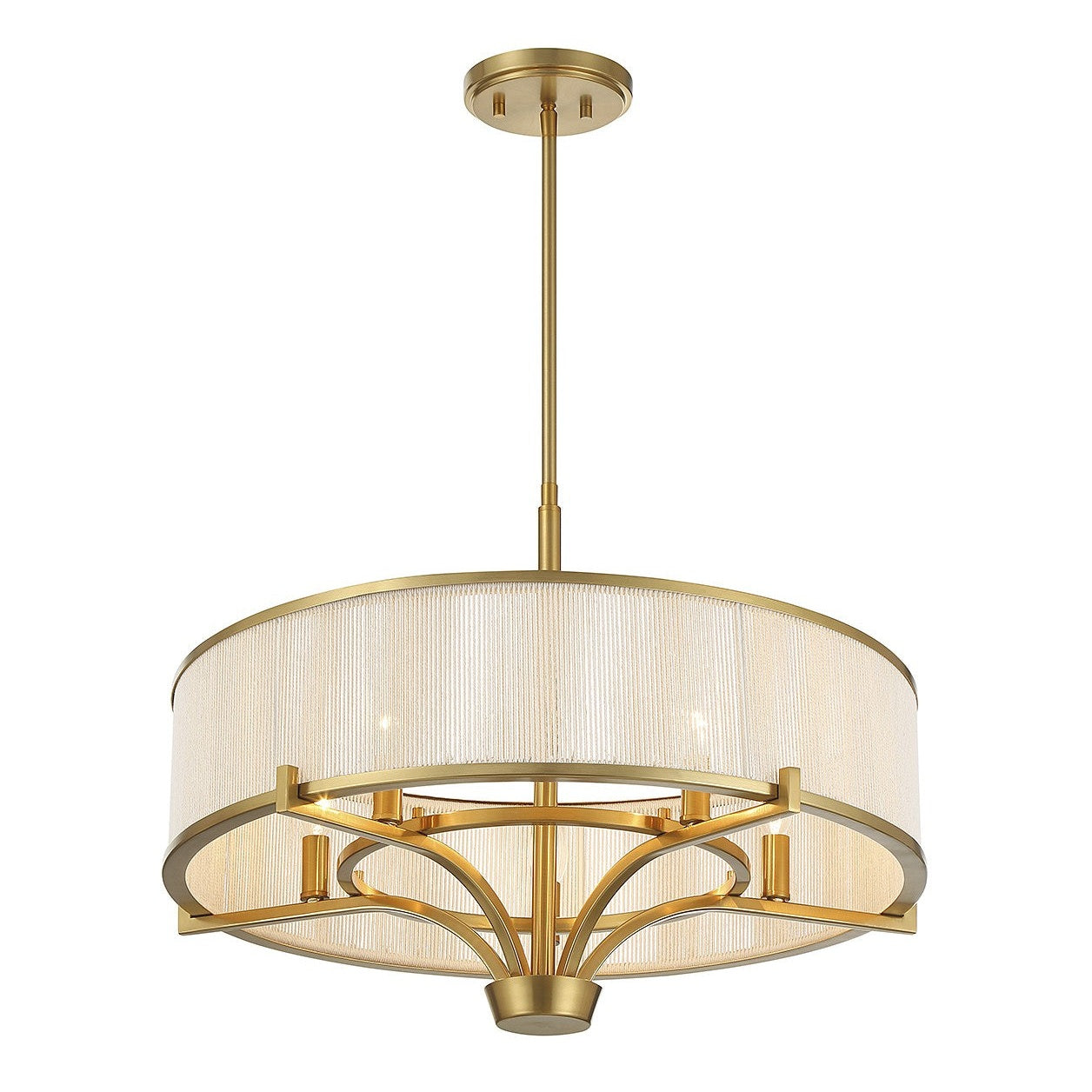 Savoy House - 1-7751-5-322 - Five Light Chandelier - Wynwood - Warm Brass