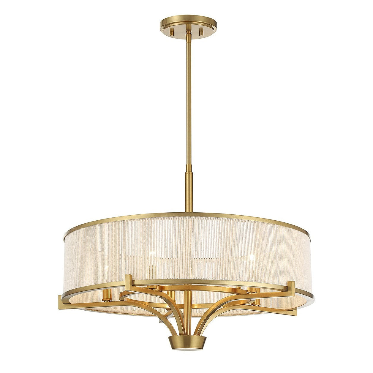 Savoy House - 1-7751-5-322 - Five Light Chandelier - Wynwood - Warm Brass