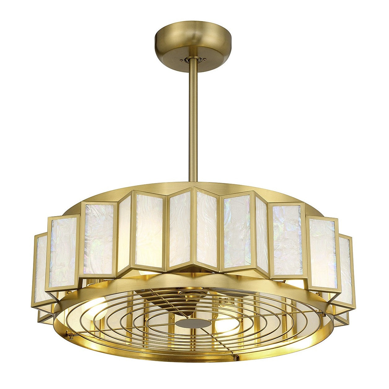 Savoy House - 28-FD-690-322 - LED Fan D'Lier - Gideon - Warm Brass