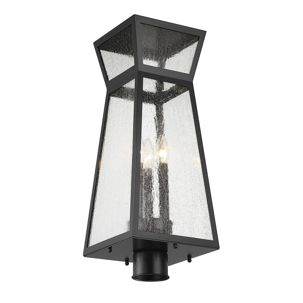 Savoy House - 5-633-BK - Three Light Outdoor Post Lantern - Millford - Matte Black