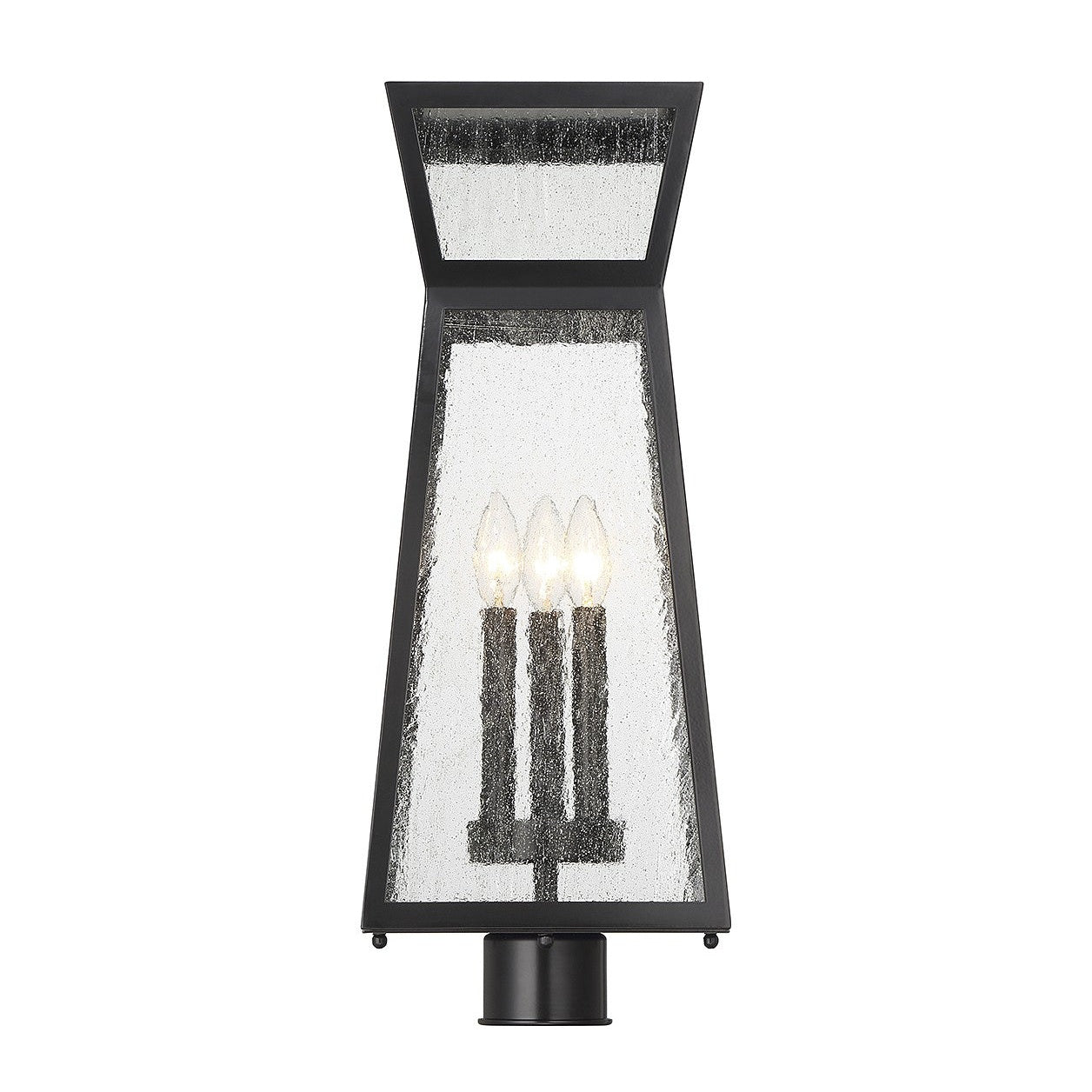 Savoy House - 5-633-BK - Three Light Outdoor Post Lantern - Millford - Matte Black