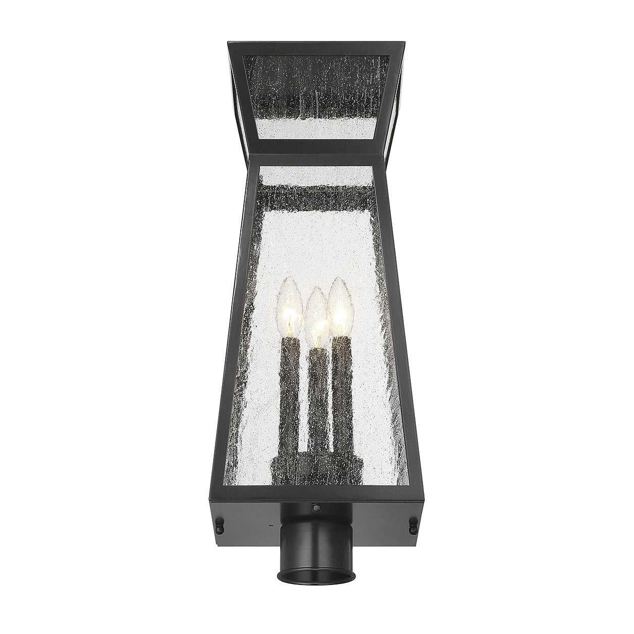 Savoy House - 5-633-BK - Three Light Outdoor Post Lantern - Millford - Matte Black