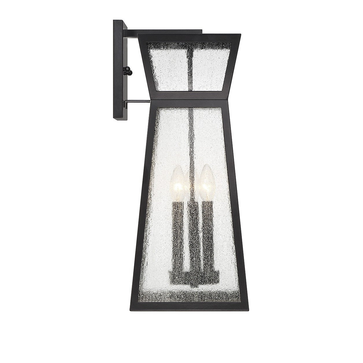 Savoy House - 5-636-BK - Three Light Outdoor Wall Lantern - Millford - Matte Black