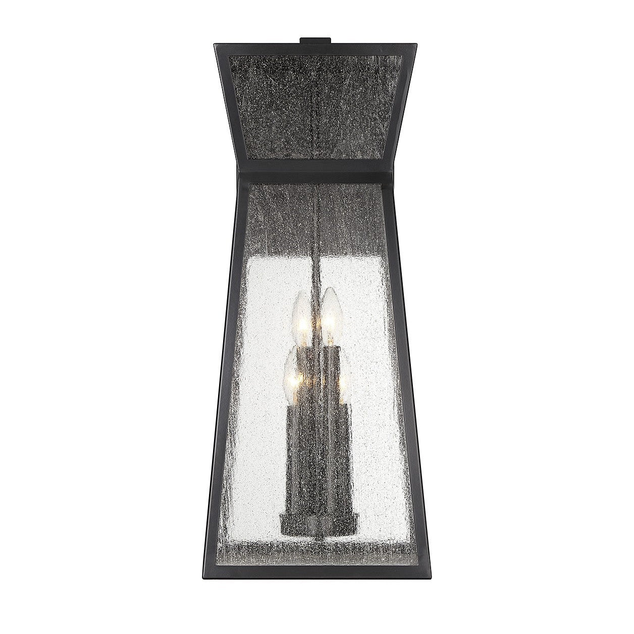 Savoy House - 5-637-BK - Four Light Outdoor Wall Lantern - Millford - Matte Black