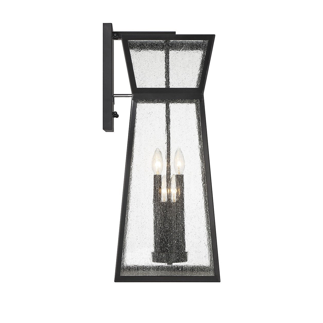 Savoy House - 5-637-BK - Four Light Outdoor Wall Lantern - Millford - Matte Black