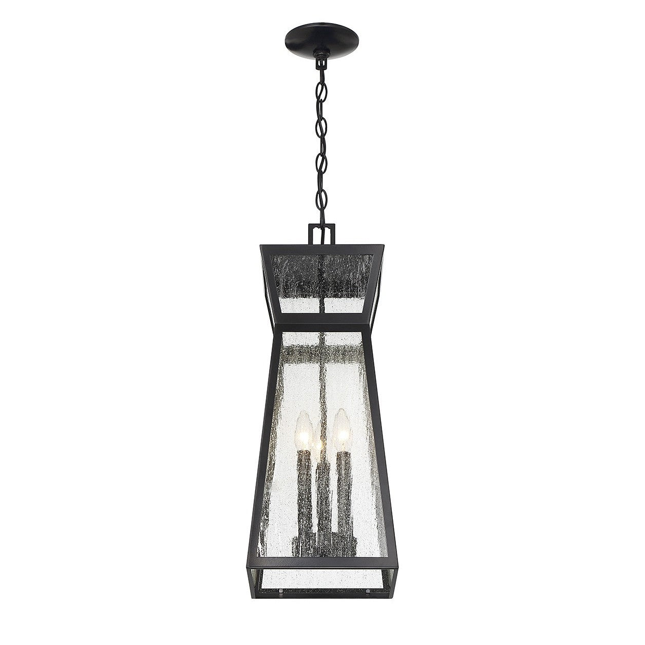 Savoy House - 5-638-BK - Three Light Outdoor Hanging Lantern - Millford - Matte Black