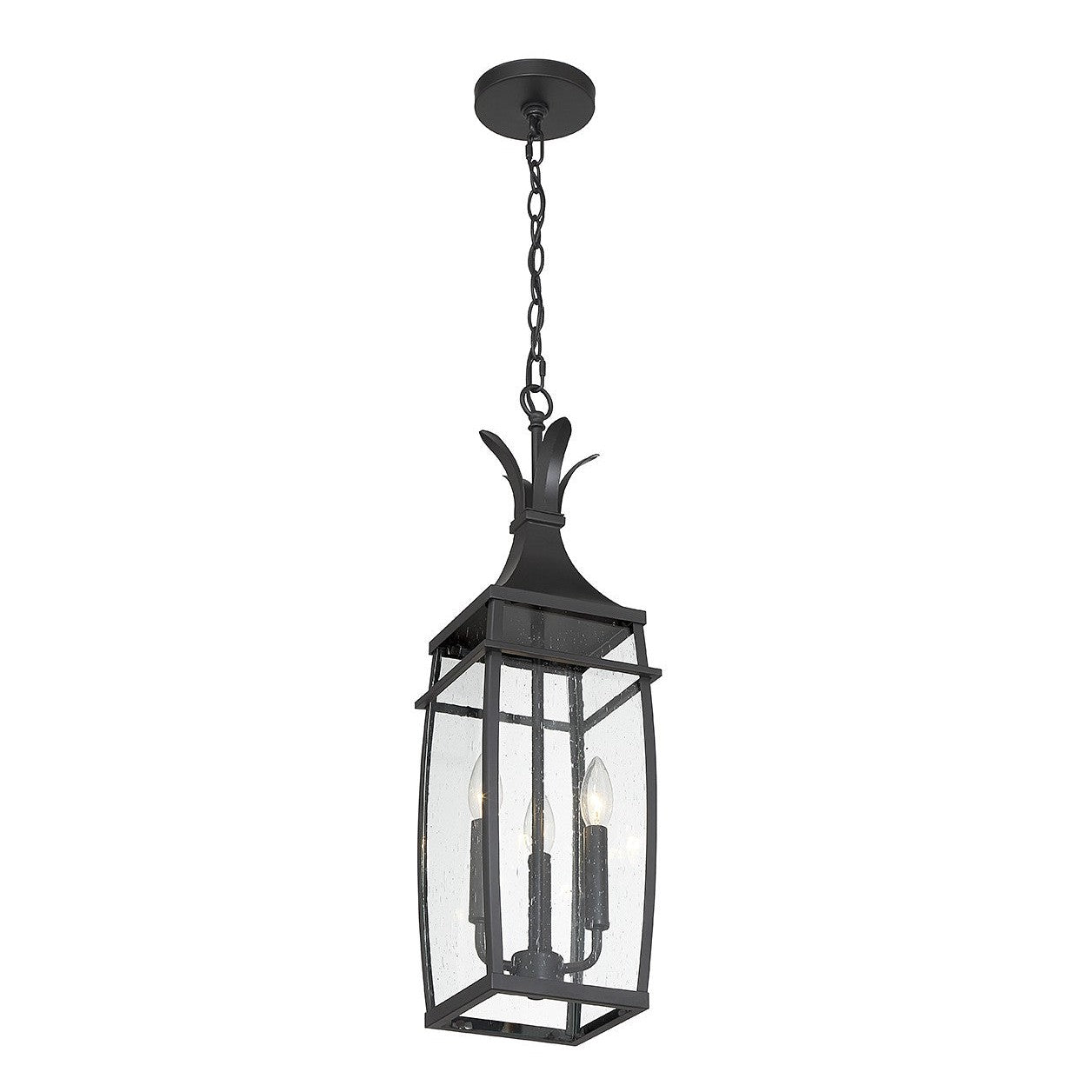 Savoy House - 5-763-BK - Three Light Outdoor Hanging Lantern - Montpelier - Matte Black