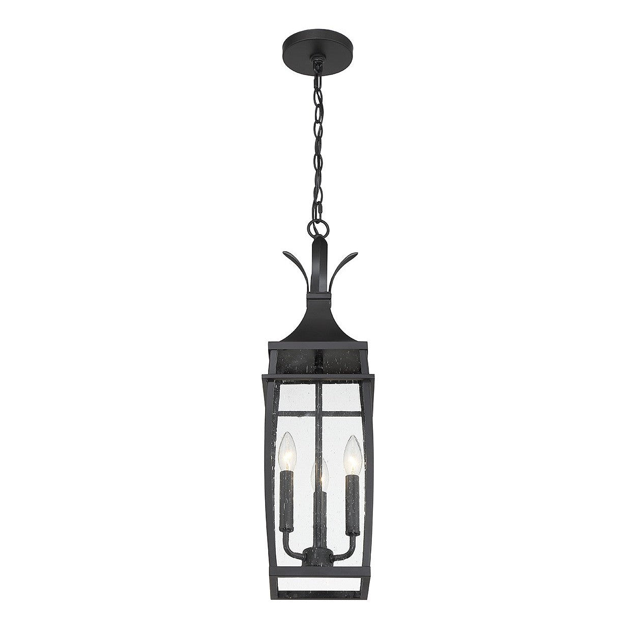 Savoy House - 5-763-BK - Three Light Outdoor Hanging Lantern - Montpelier - Matte Black