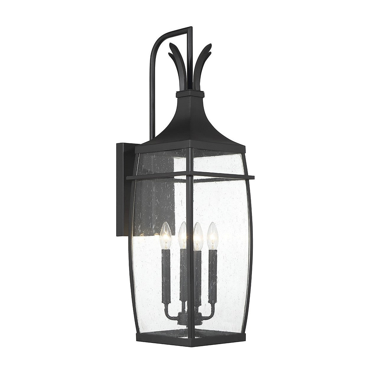 Savoy House - 5-764-BK - Four Light Outdoor Wall Lantern - Montpelier - Matte Black