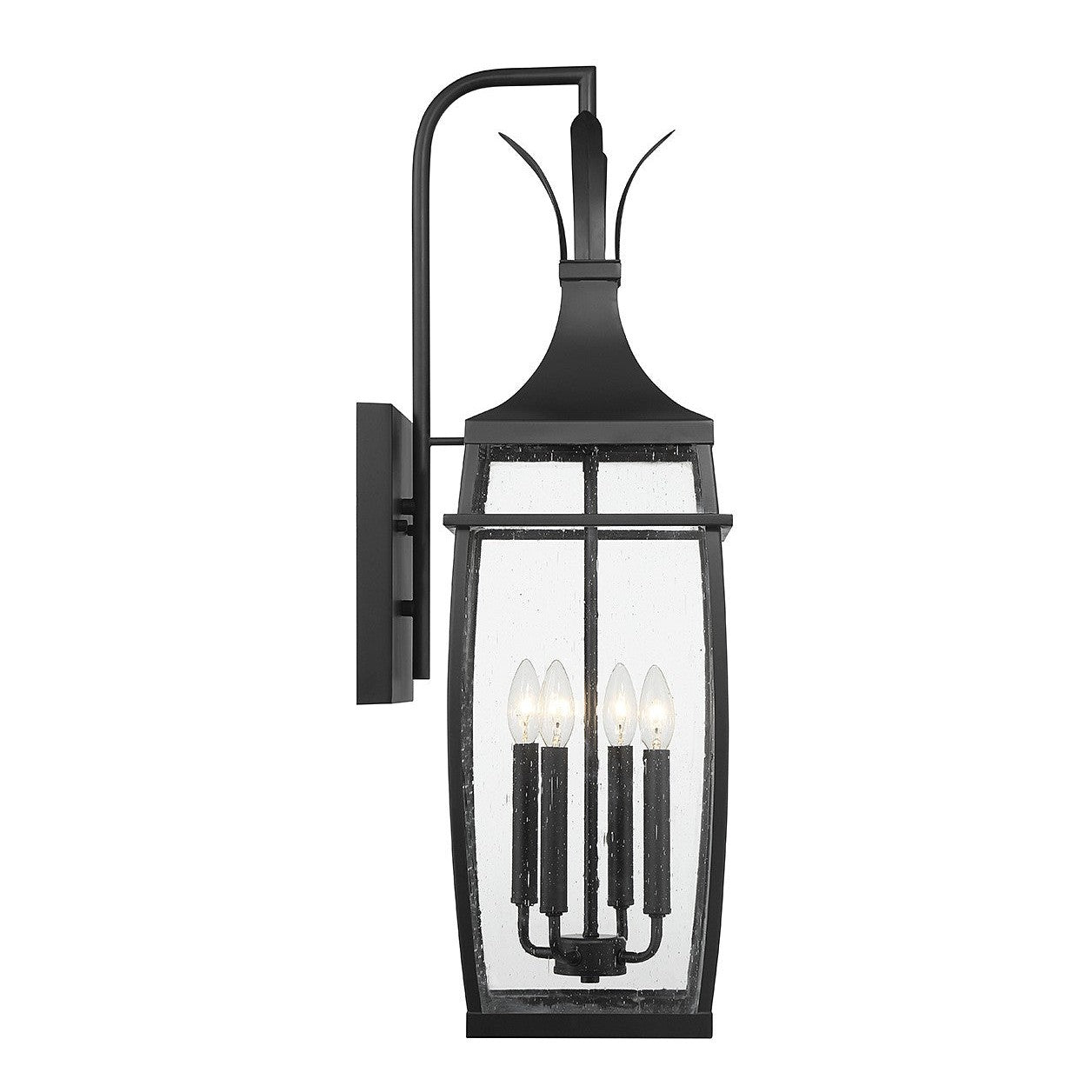 Savoy House - 5-764-BK - Four Light Outdoor Wall Lantern - Montpelier - Matte Black