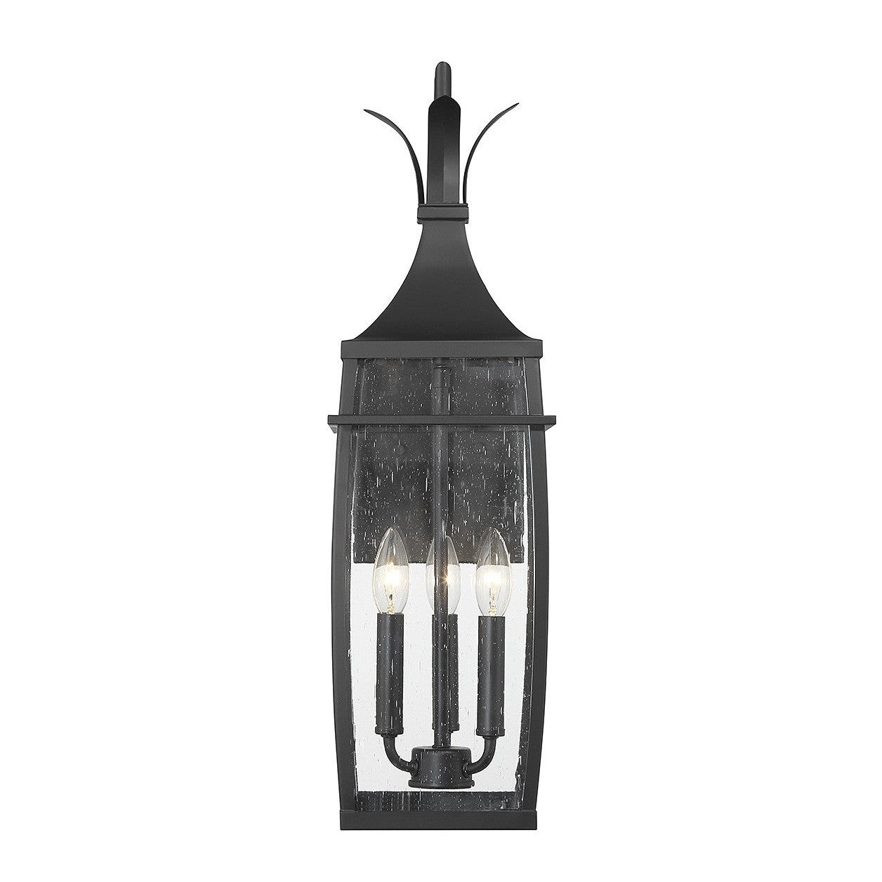 Savoy House - 5-765-BK - Three Light Outdoor Wall Lantern - Montpelier - Matte Black