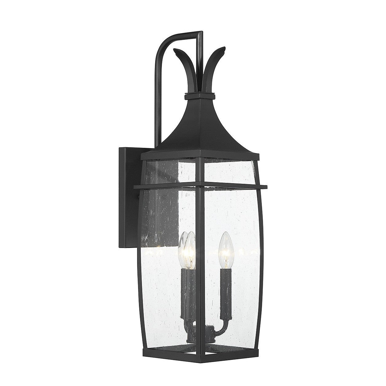 Savoy House - 5-765-BK - Three Light Outdoor Wall Lantern - Montpelier - Matte Black