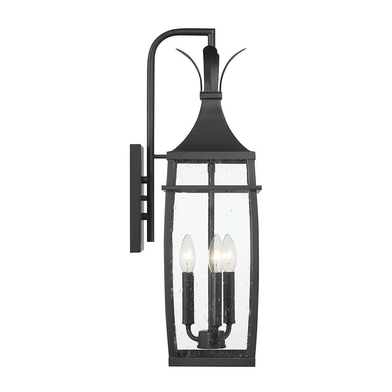 Savoy House - 5-765-BK - Three Light Outdoor Wall Lantern - Montpelier - Matte Black