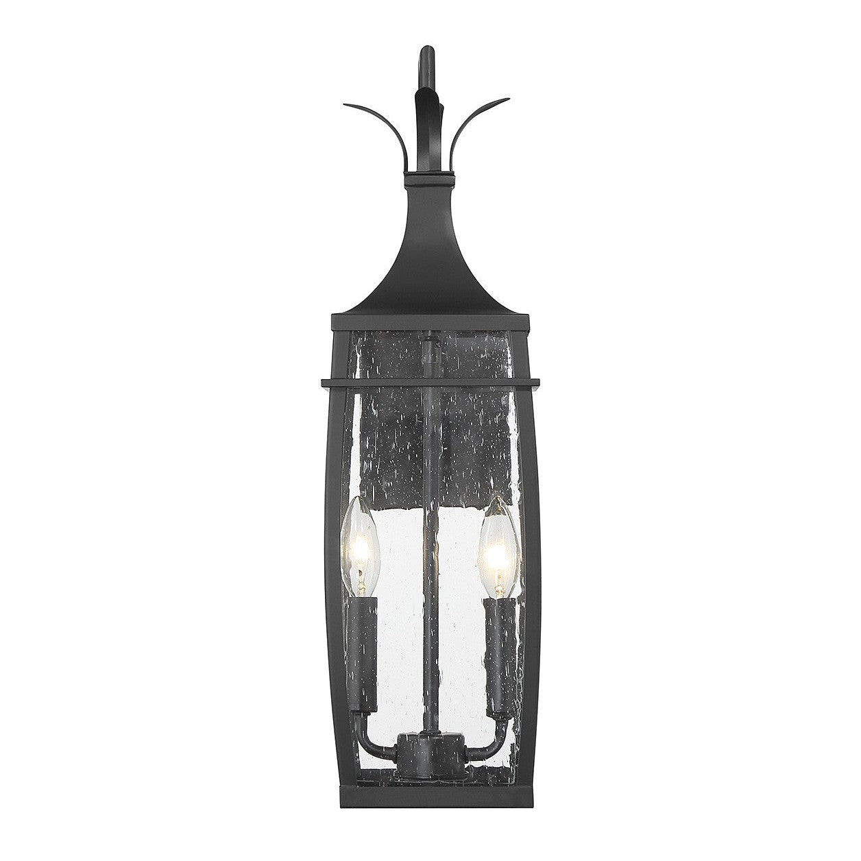 Savoy House - 5-766-BK - Two Light Outdoor Wall Lantern - Montpelier - Matte Black