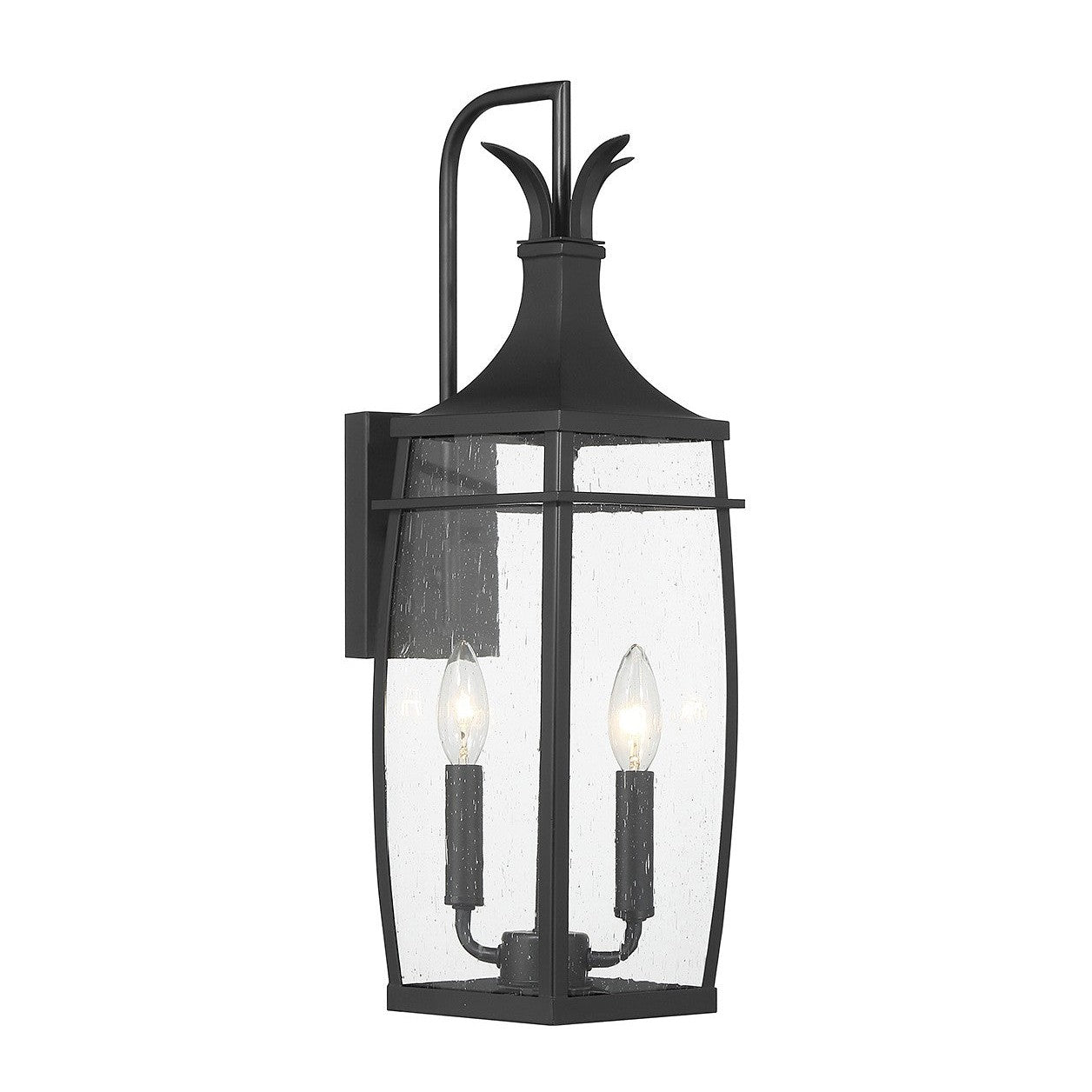 Savoy House - 5-766-BK - Two Light Outdoor Wall Lantern - Montpelier - Matte Black
