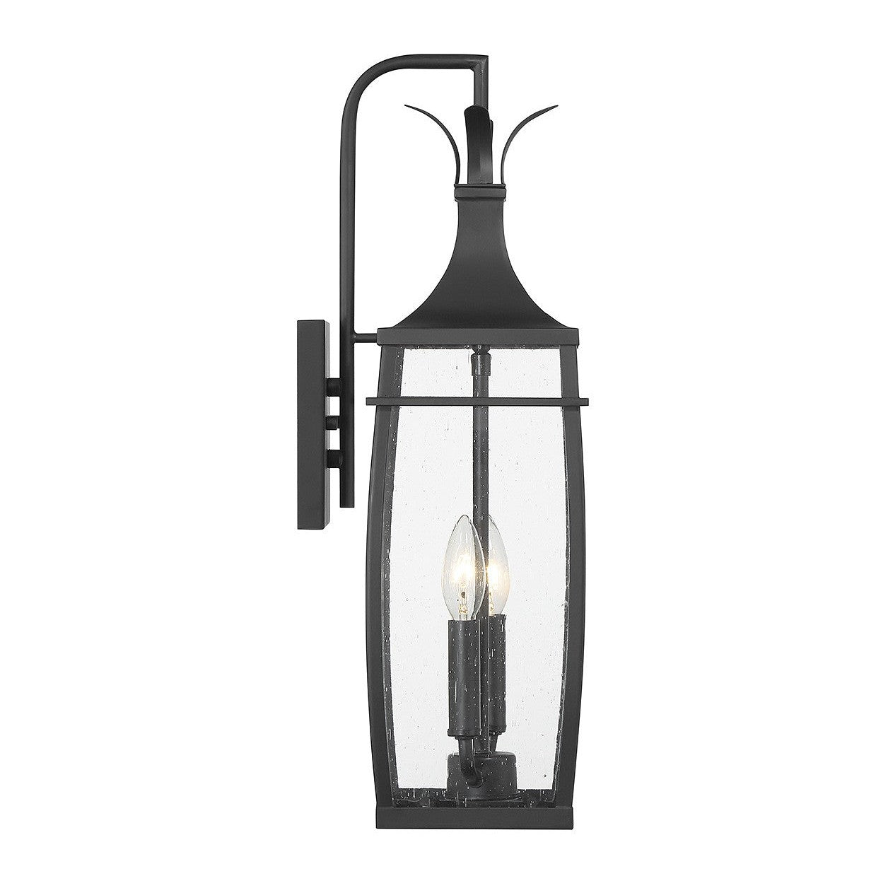 Savoy House - 5-766-BK - Two Light Outdoor Wall Lantern - Montpelier - Matte Black