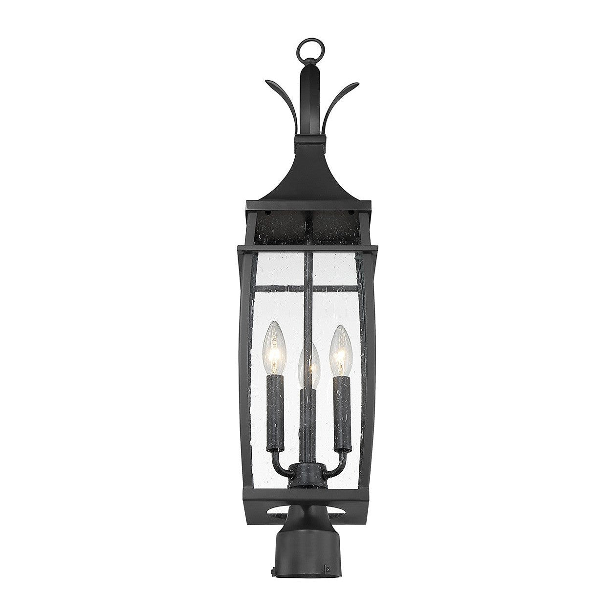 Savoy House - 5-769-BK - Three Light Outdoor Post Lantern - Montpelier - Matte Black