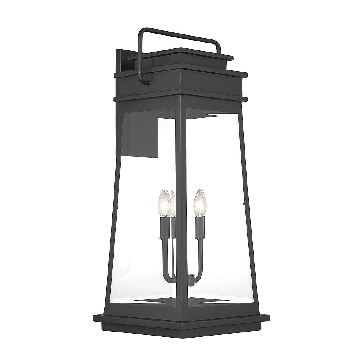 Savoy House - 5-815-BK - Four Light Outdoor Wall Lantern - Boone - Matte Black