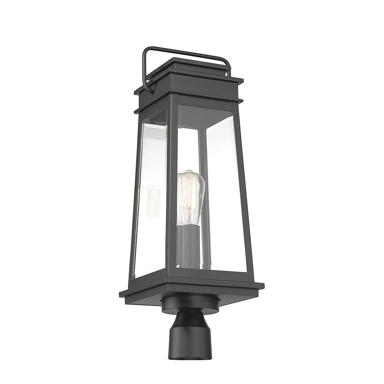 Savoy House - 5-817-BK - One Light Outdoor Post Lantern - Boone - Matte Black