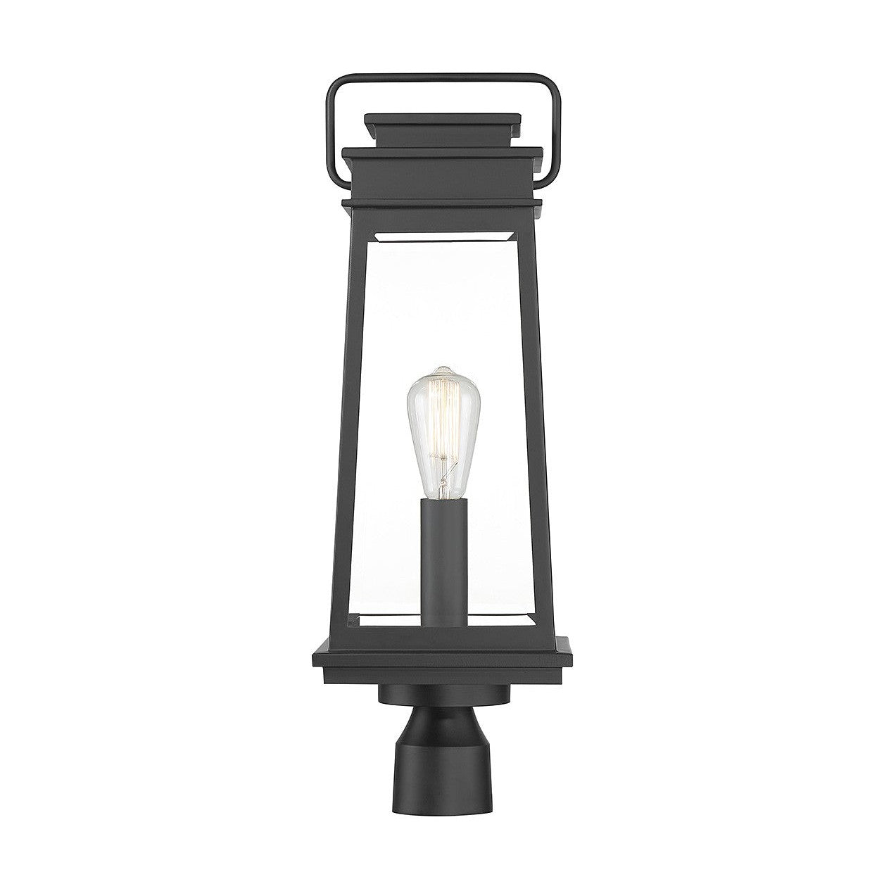 Savoy House - 5-817-BK - One Light Outdoor Post Lantern - Boone - Matte Black