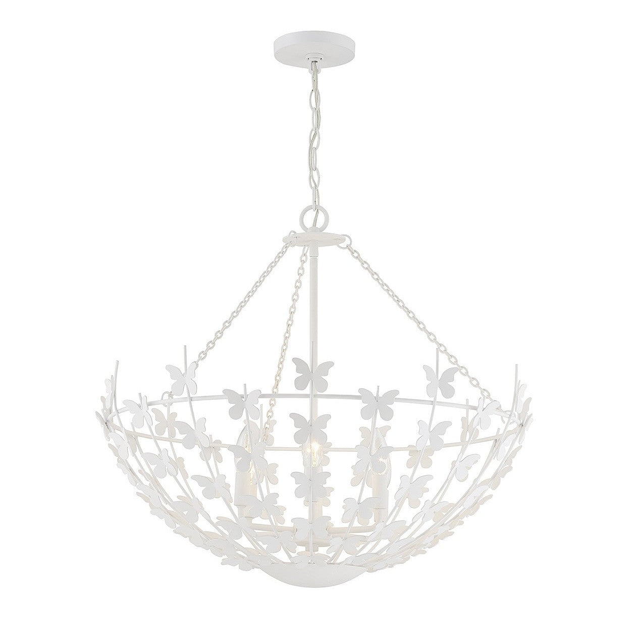 Savoy House - 7-4199-6-83 - Six Light Pendant - Birch - Bisque White