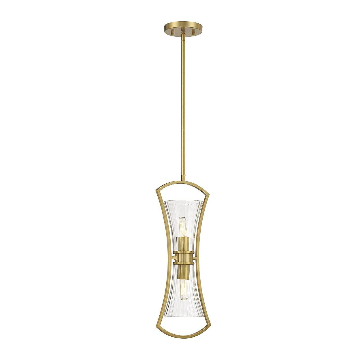 Savoy House - 7-9703-2-322 - Two Light Pendant - Bennington - Warm Brass