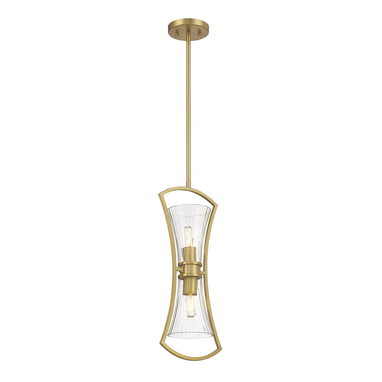 Savoy House - 7-9703-2-322 - Two Light Pendant - Bennington - Warm Brass