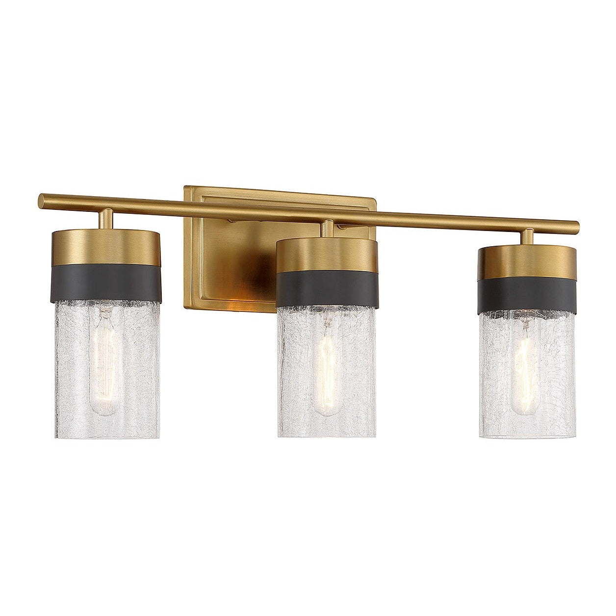 Savoy House - 8-3600-3-322 - Three Light Bathroom Vanity - Brickell - Warm Brass