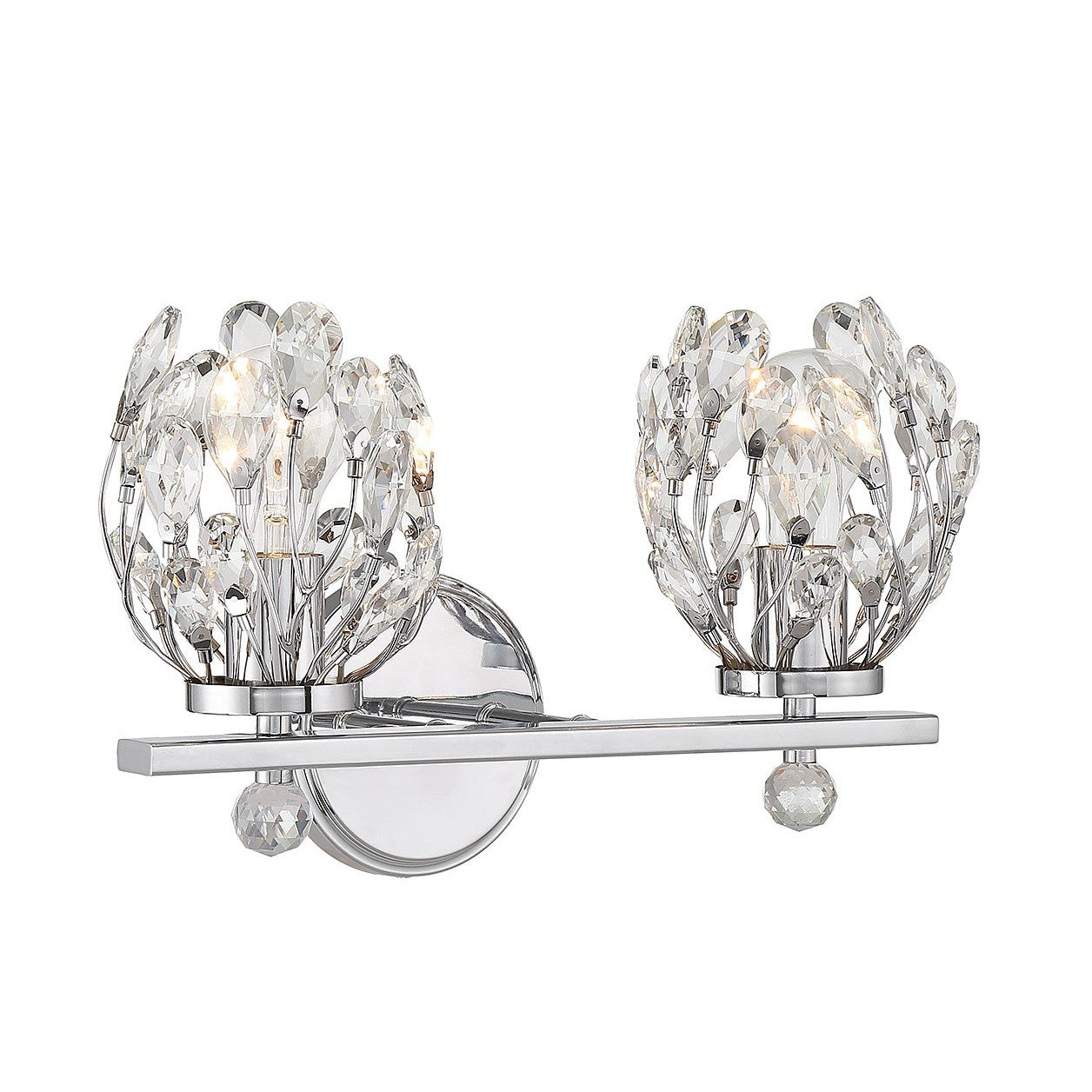 Savoy House - 8-6601-2-11 - Two Light Bathroom Vanity - Moreno - Chrome