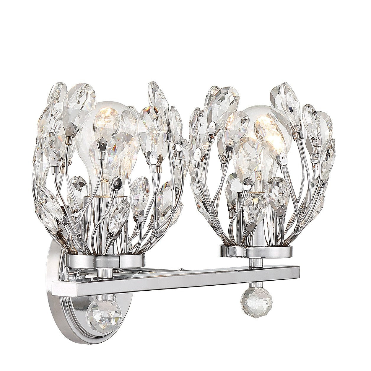 Savoy House - 8-6601-2-11 - Two Light Bathroom Vanity - Moreno - Chrome