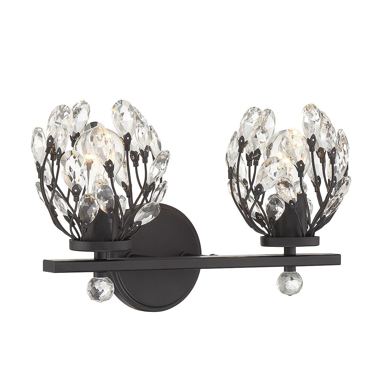 Savoy House - 8-6601-2-BK - Two Light Bathroom Vanity - Moreno - Matte Black