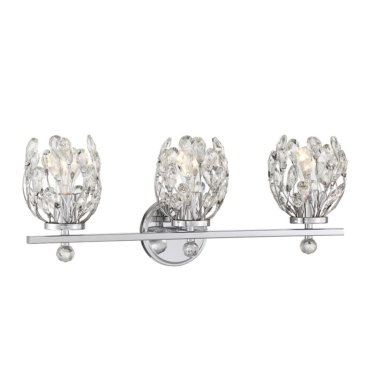 Savoy House - 8-6601-3-11 - Three Light Bathroom Vanity - Moreno - Chrome
