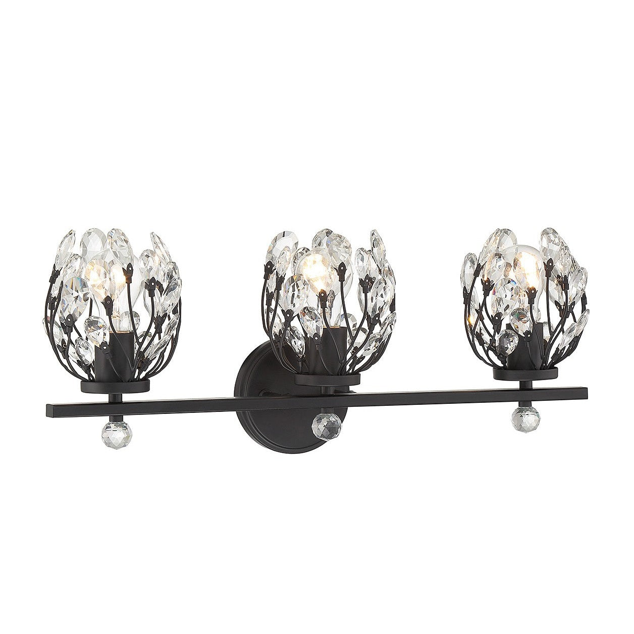 Savoy House - 8-6601-3-BK - Three Light Bathroom Vanity - Moreno - Matte Black