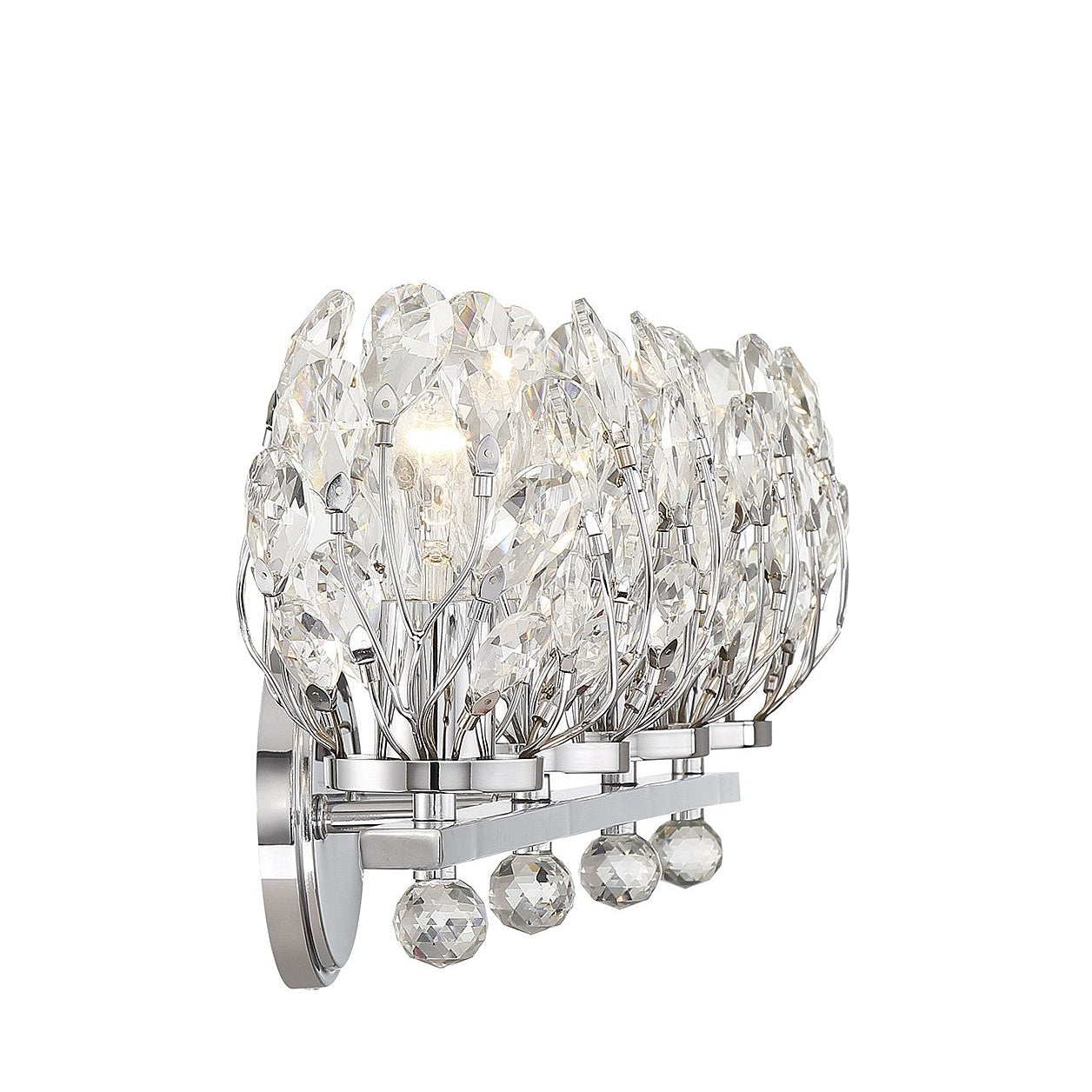 Savoy House - 8-6601-4-11 - Four Light Bathroom Vanity - Moreno - Chrome