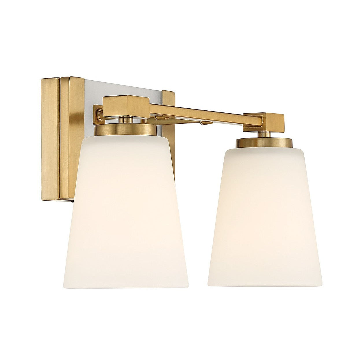 Savoy House - 8-6901-2-322 - Two Light Bathroom Vanity - Darby - Warm Brass