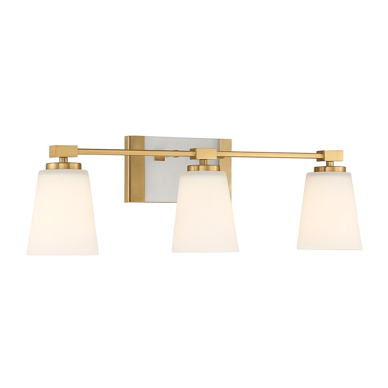 Savoy House - 8-6901-3-322 - Three Light Bathroom Vanity - Darby - Warm Brass