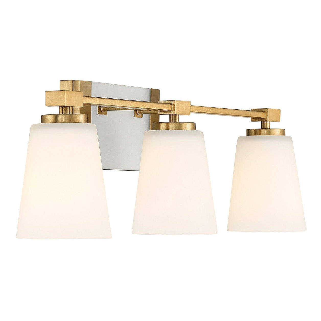 Savoy House - 8-6901-3-322 - Three Light Bathroom Vanity - Darby - Warm Brass