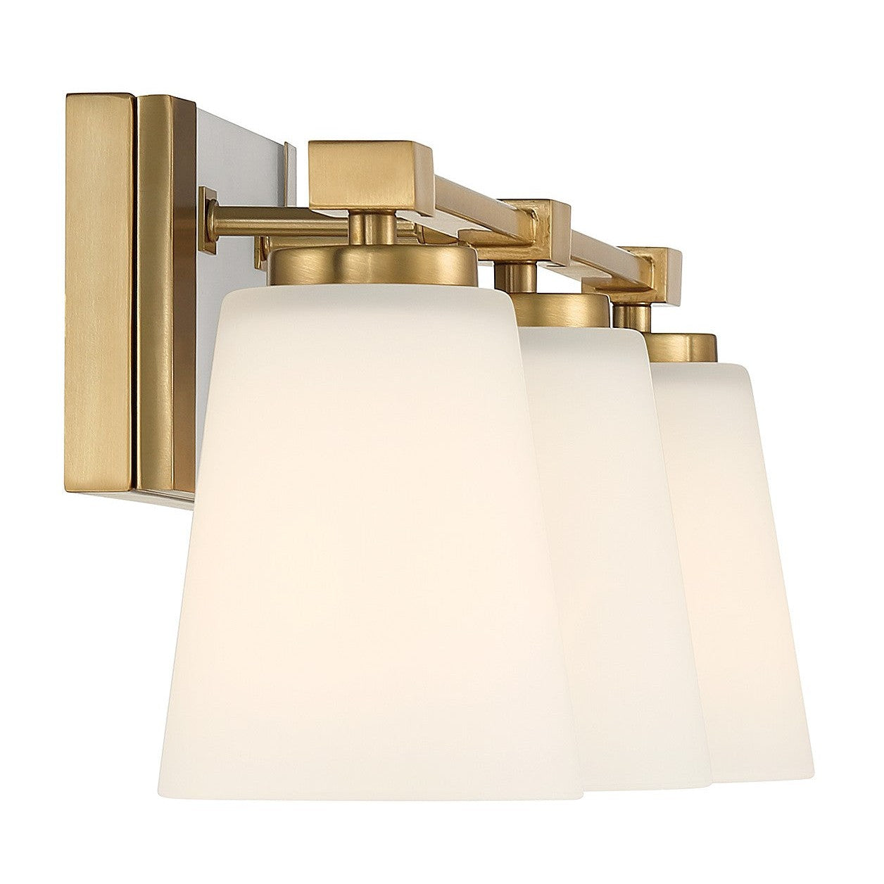 Savoy House - 8-6901-3-322 - Three Light Bathroom Vanity - Darby - Warm Brass